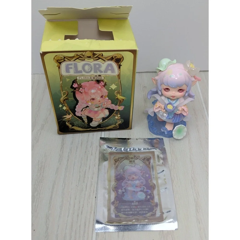 FLORA Compendium of Materia Medica Blind Box Water Lily Figure Box Card